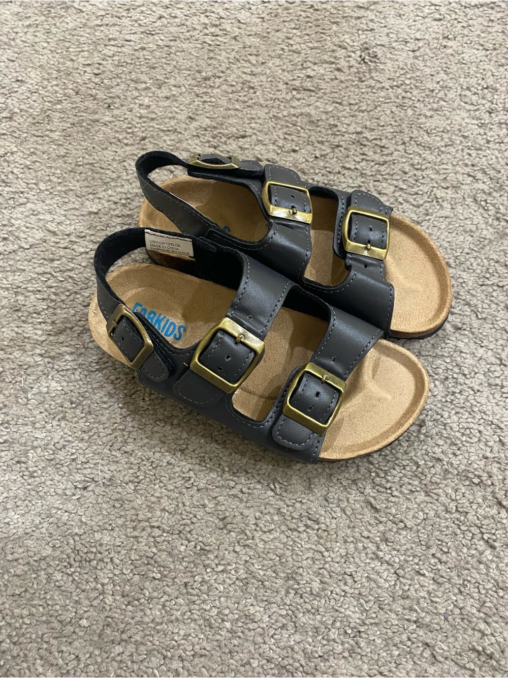 Boys Fab Kids Sandals size 11 NWOT